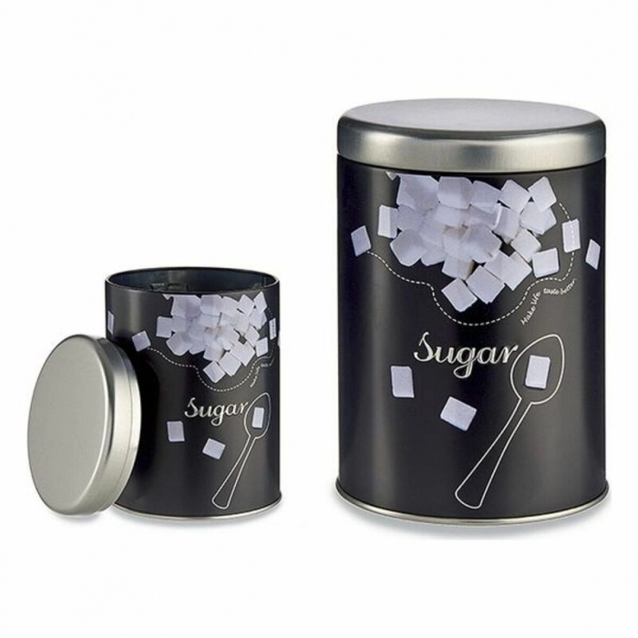 Bote Metálico Sugar Metal (1000 ml) (10,5 x 15 x 10,5 cm) Bote Metálico Sugar Metal (1000 ml) (10,5 x 15 x 10,5 cm)