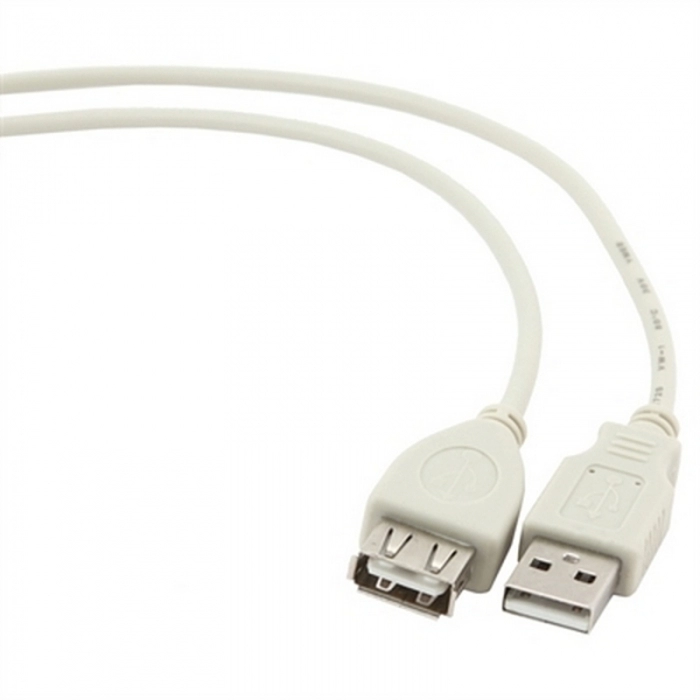 Cable Alargador USB GEMBIRD CC-USB2-AMAF-75CM/30 Blanco