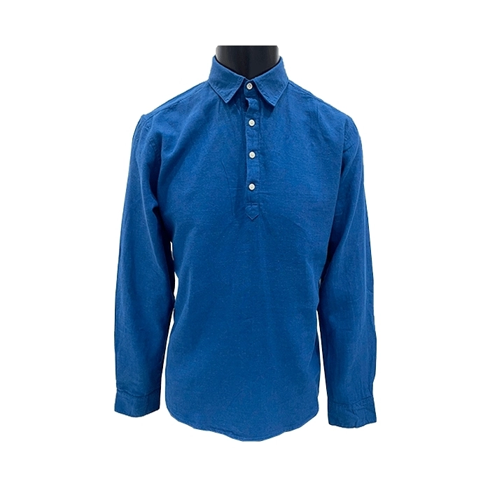 Camisa Regular Fit Azul Oscuro Camisa Regular Fit Azul Oscuro