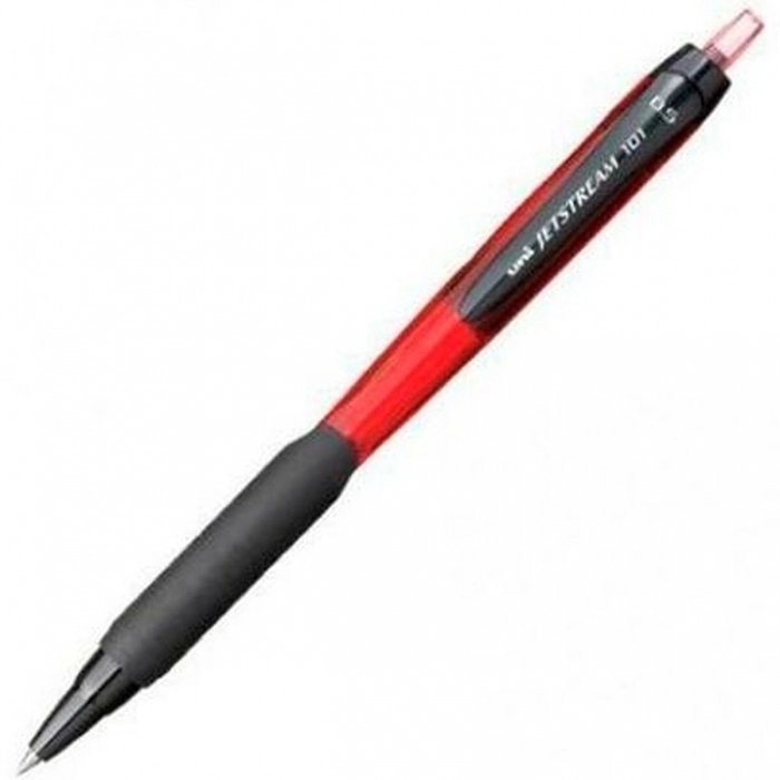 Bolígrafo de tinta líquida Uni-Ball Rollerball Jestsream SXN-101 Rojo 12 Unidade