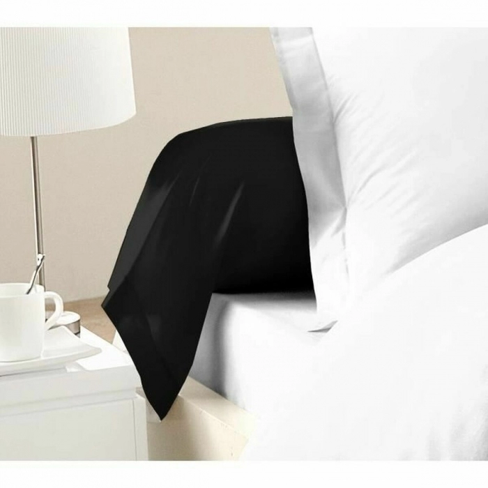 Funda de almohada Lovely Home Negro (85 x 185 cm) (2 Unidades)