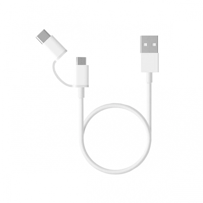 Cable USB a Micro USB y USB C Xiaomi Mi 2-in-1