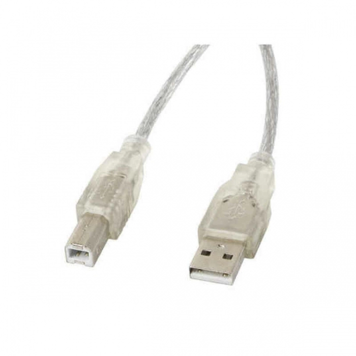 Cable USB A a USB B Lanberg CA-USBA-12CC-0050-TR (5 m) Cable USB A a USB B Lanberg CA-USBA-12CC-0050-TR (5 m)