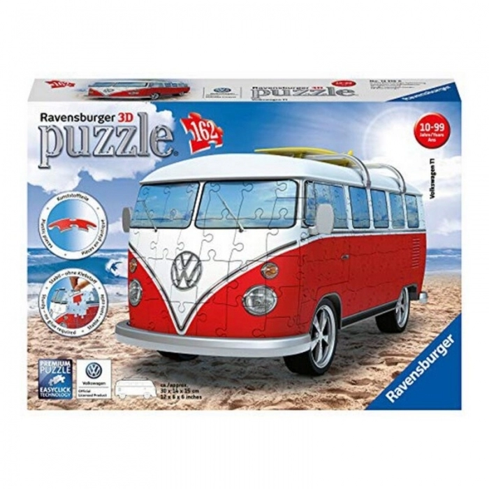 Puzzle 3D Volkswagen Van Ravensburger 12516 162 Piezas