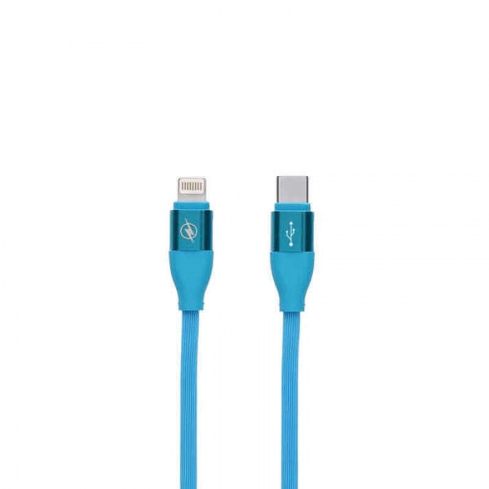 Cable de Datos/Carga con USB Contact LIGHTING Tipo C Azul (1,5 m)
