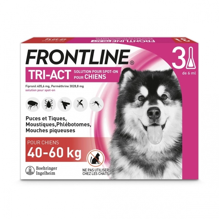 Pipeta para Perros Frontline 40-60 Kg 3 Unidades