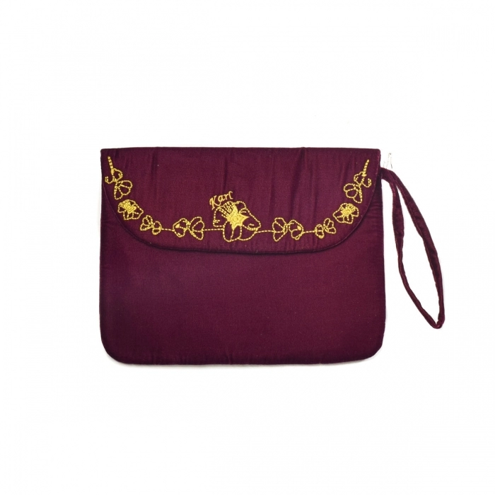 Bolso de Mano Karl Marc John 1209-AUBERGINE Unisex Rojo (29 x 21 cm)