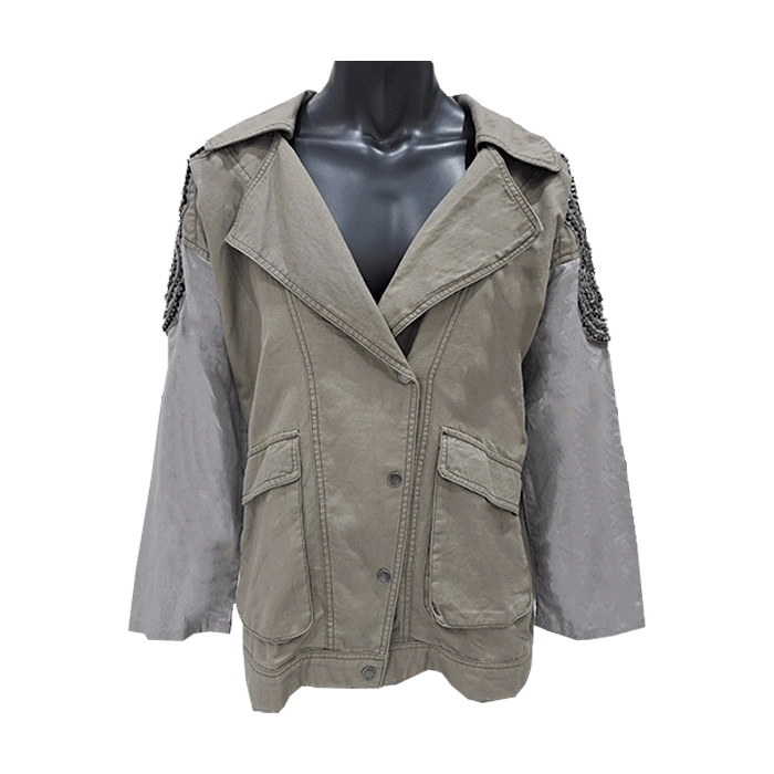 Cazadora Oversize Silvers Stone Green Cazadora Oversize Silvers Stone Green