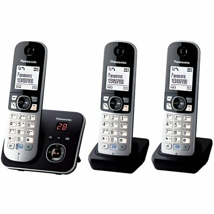 Teléfono Fijo Panasonic Corp. KX-TG6823 Negro