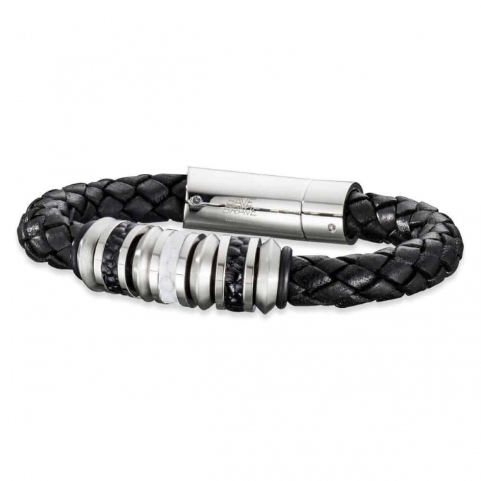 Pulsera Hombre Save Brave SBB-QUEBEC-21 21 cm Pulsera Hombre Save Brave SBB-QUEBEC-21 21 cm