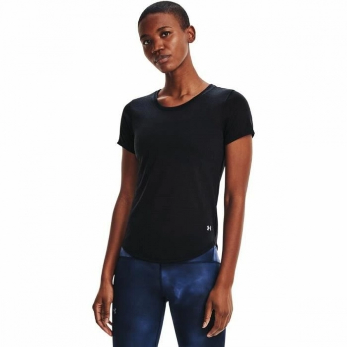 Camiseta Deportiva de Manga Corta Under Armour Negro (S) Camiseta Deportiva de Manga Corta Under Armour Negro (S)