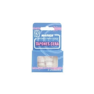 Tapones Oídos Cera Algodón Maries Smooth 6 unidades Tapones Oídos Cera Algodón Maries Smooth 6 unidades