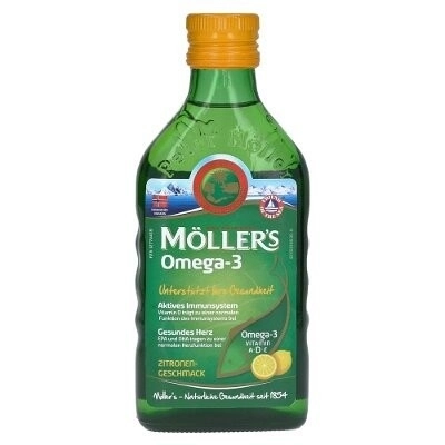 MOLLERS ACEITE DE HÍGADO DE BACALAO SABOR LIMÓN 250ml