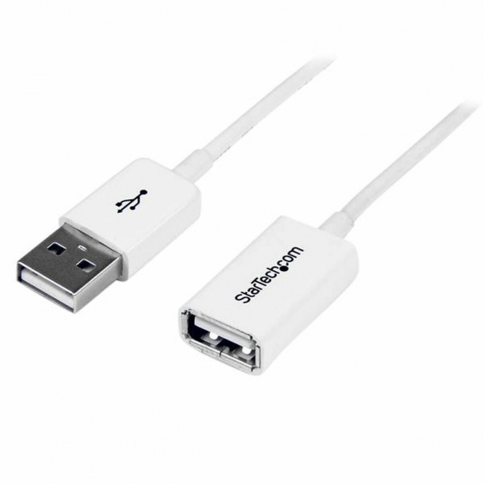 Cable USB Startech USBEXTPAA3MW         USB A Blanco