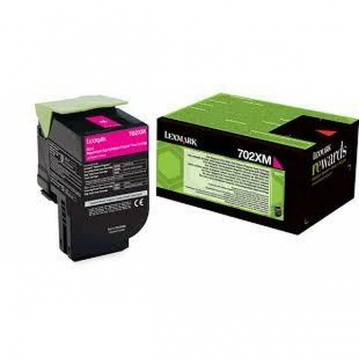 Tóner Lexmark 702XM R Magenta Tóner Lexmark 702XM R Magenta