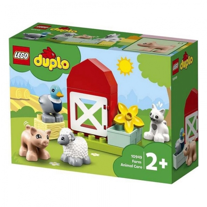 Playset Duplo Farm Animal Care Lego 10949 + 2 Años (11 Pcs)