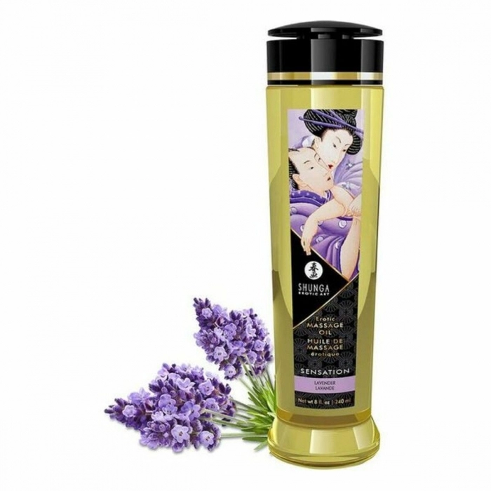 Aceite de Masaje Erótico Shunga Sensation Lavanda (240 ml)