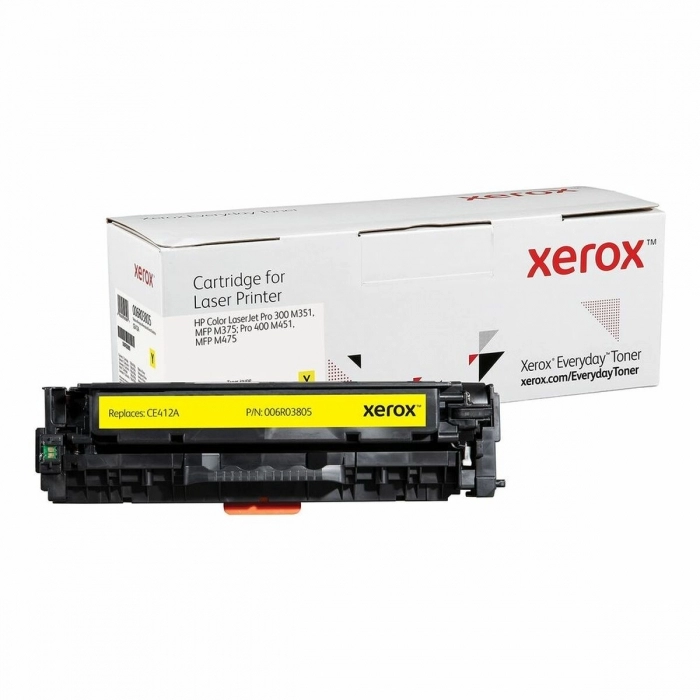 Tóner Compatible Xerox CE412A Amarillo