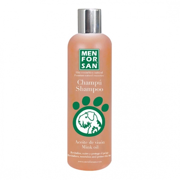 Champú para mascotas Menforsan Perro Aceite de visón (300 ml)