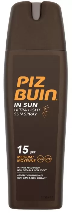In Sun Ultra Light Sun Spray SPF15
