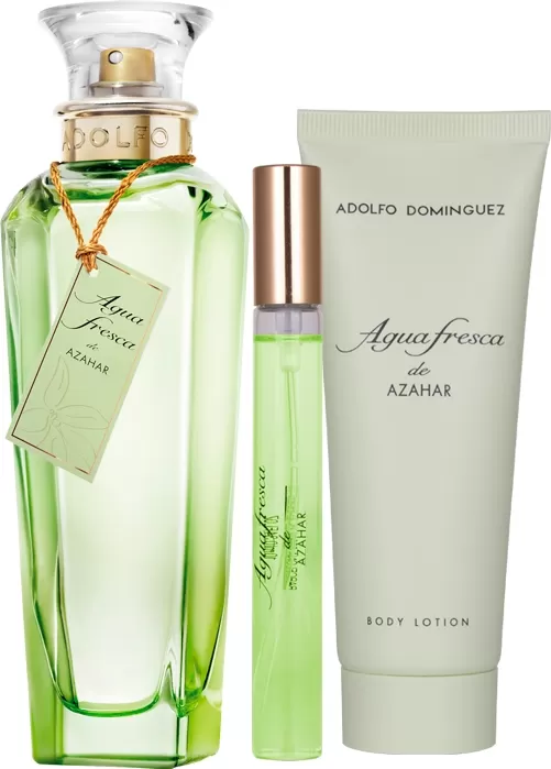Set Agua Fresca de Azahar 120ml + Body Lotion 75ml + 10ml Set Agua Fresca de Azahar 120ml + Body Lotion 75ml + 10ml