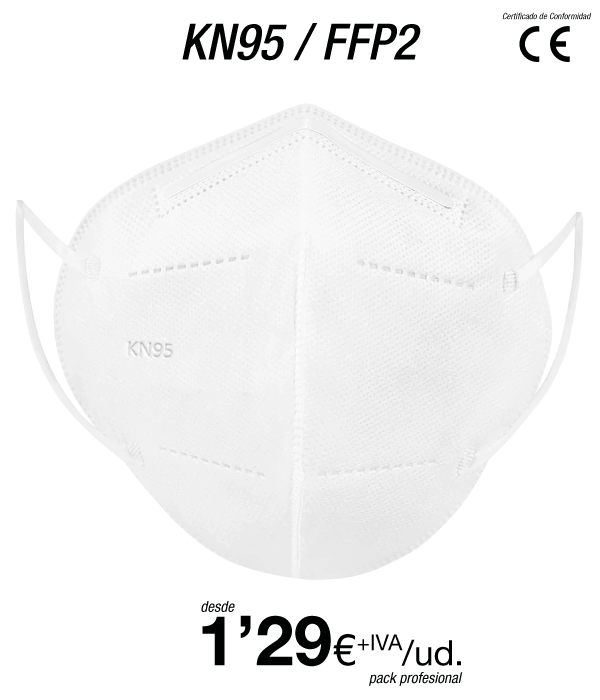 Mascarillas Autofiltrantes KN95 / FFP2, 5 Capas para una máxima protección Mascarillas Autofiltrantes KN95 / FFP2, 5 Capas para una máxima protección