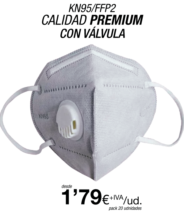 KN95 Calidad Premium 6 Capas con Válvula KN95 Calidad Premium 6 Capas con Válvula
