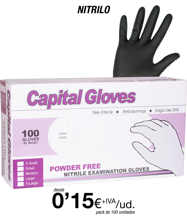 Guantes Nitrilo sin Polvo Guantes Nitrilo sin Polvo