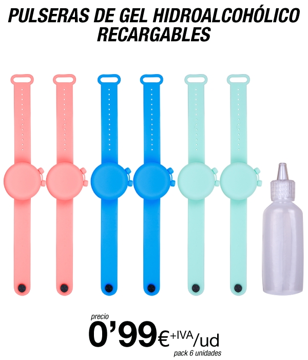 Pulseras Dispensadoras de Gel Pulseras Dispensadoras de Gel