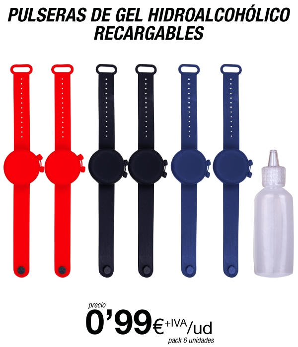 Pulseras Dispensadoras de Gel Pulseras Dispensadoras de Gel