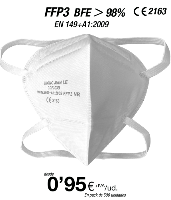 Mascarillas FFP3 con certificacion europea Mascarillas FFP3 con certificacion europea