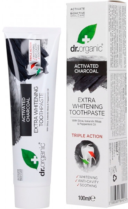 Pasta de Dientes Carbón Activado Orgánico Pasta de Dientes Carbón Activado Orgánico