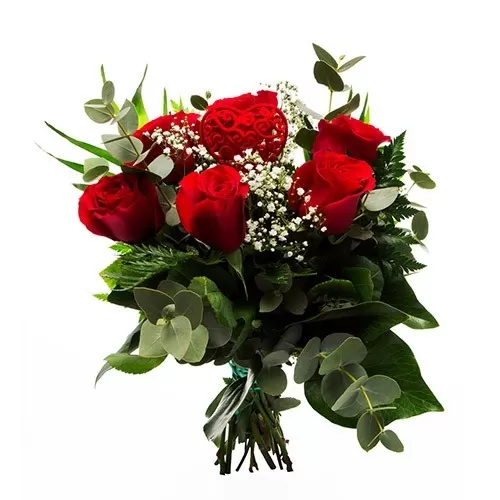 Ramo 6 Rosas Rojas Ramo 6 Rosas Rojas