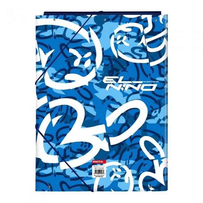 Carpeta El Niño Blue Bay Azul A4 Carpeta El Niño Blue Bay Azul A4