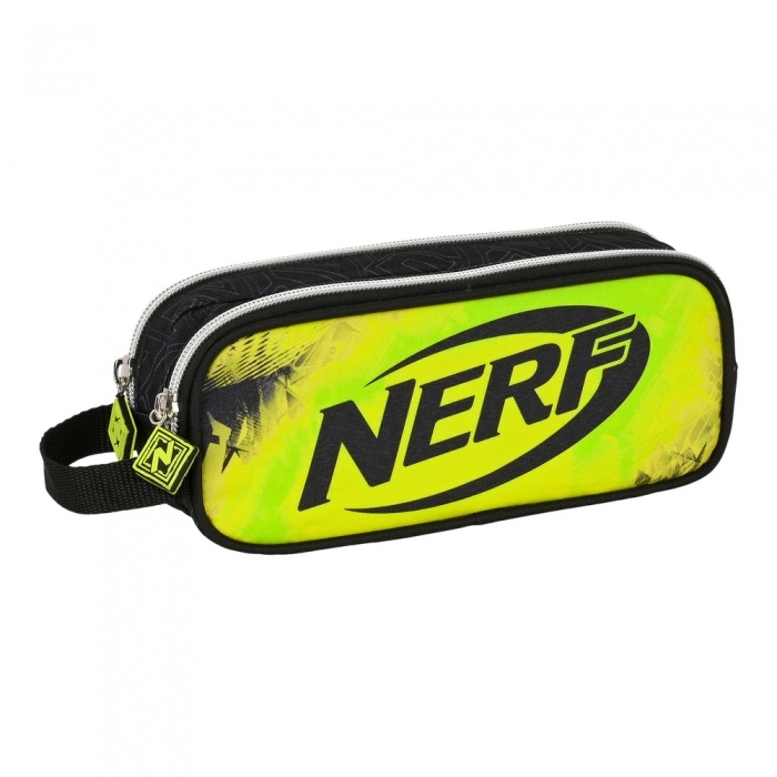 Estuche Escolar Nerf Neon Negro Lima (21 x 8 x 6 cm) Estuche Escolar Nerf Neon Negro Lima (21 x 8 x 6 cm)