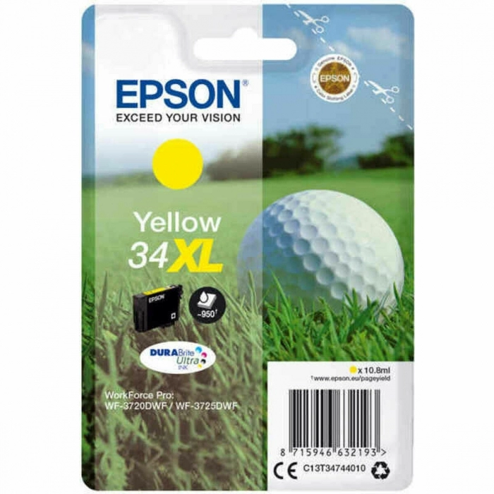 Cartucho de Tinta Original Epson 34XL Amarillo