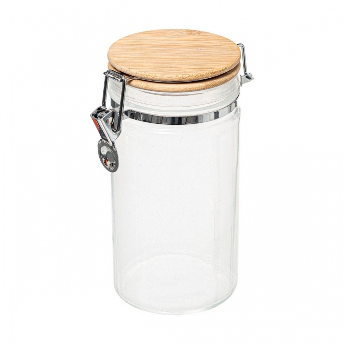 Bote de Cristal 5five Blanco/Natural (1L) Bote de Cristal 5five Blanco/Natural (1L)