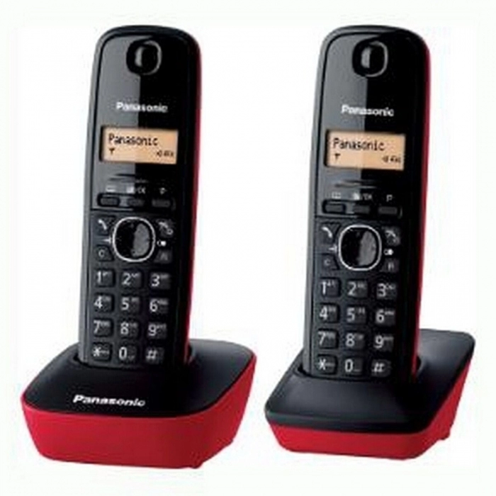 Teléfono Inalámbrico Panasonic Corp. KXTG1612SPR DECT Negro