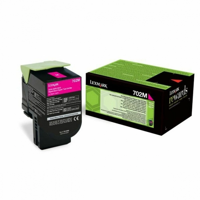 Tóner Lexmark 702M R Magenta Tóner Lexmark 702M R Magenta