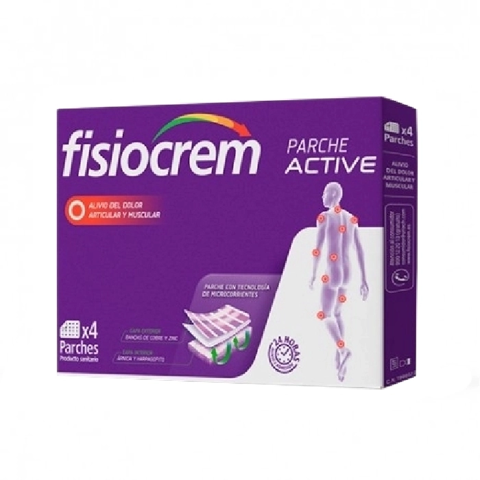 Fisiocrem parche active 4 unidades Fisiocrem parche active 4 unidades