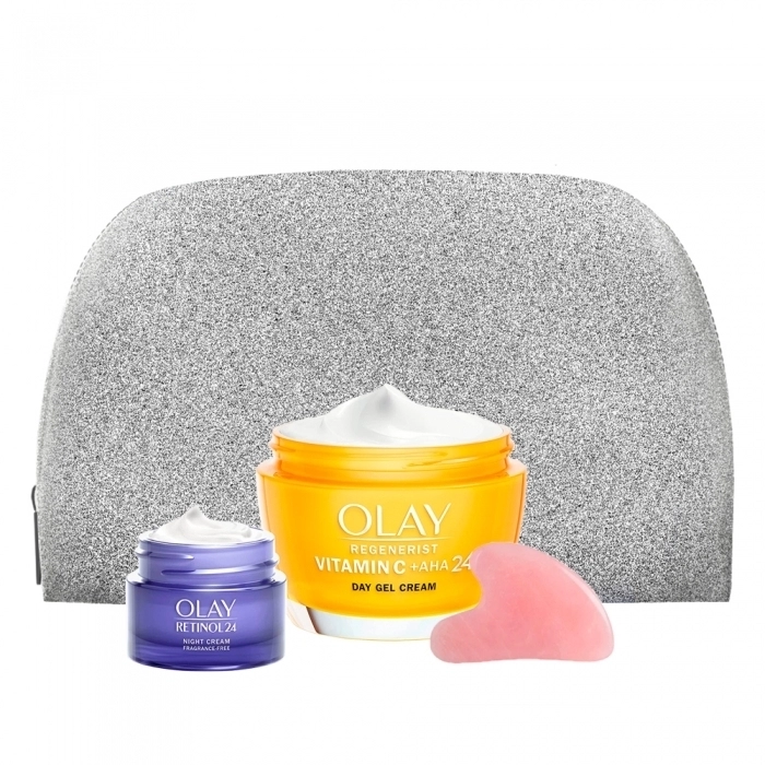 Set Regenerist Vitamin C Gel Crema Día 50ml + Retinol24 Noche 15ml + Piedra Set Regenerist Vitamin C Gel Crema Día 50ml + Retinol24 Noche 15ml + Piedra