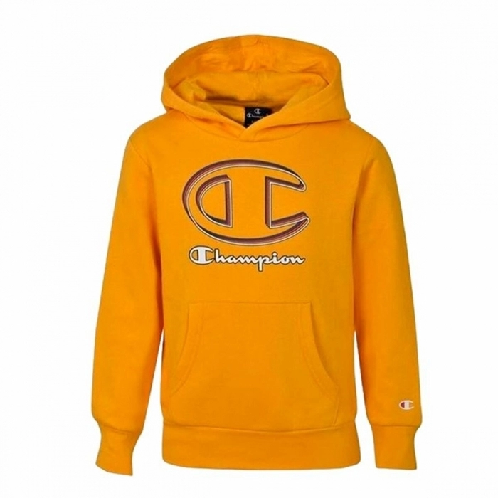 Sudadera con Capucha Unisex Champion Infantil Naranja Sudadera con Capucha Unisex Champion Infantil Naranja
