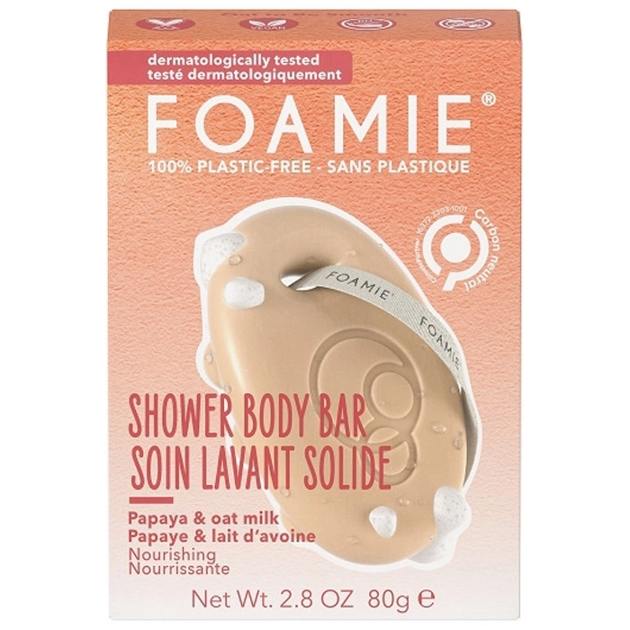 Shower Body Bar Papaya & Oat Milk