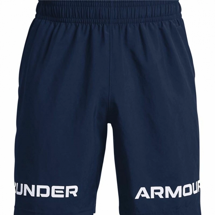 Pantalón Corto Deportivo Under Armour Azul Hombre Pantalón Corto Deportivo Under Armour Azul Hombre