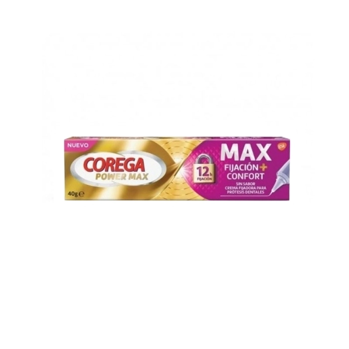 Corega Max Fijación + Confort Sin Sabor Corega Max Fijación + Confort Sin Sabor