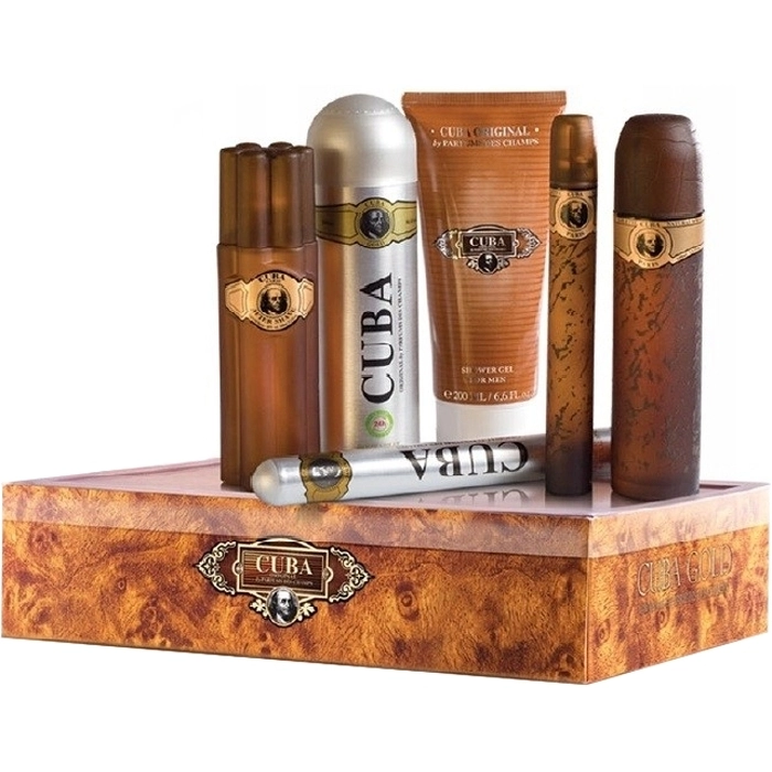Set Cuba Gold 100ml + 35ml + 3 Productos Set Cuba Gold 100ml + 35ml + 3 Productos