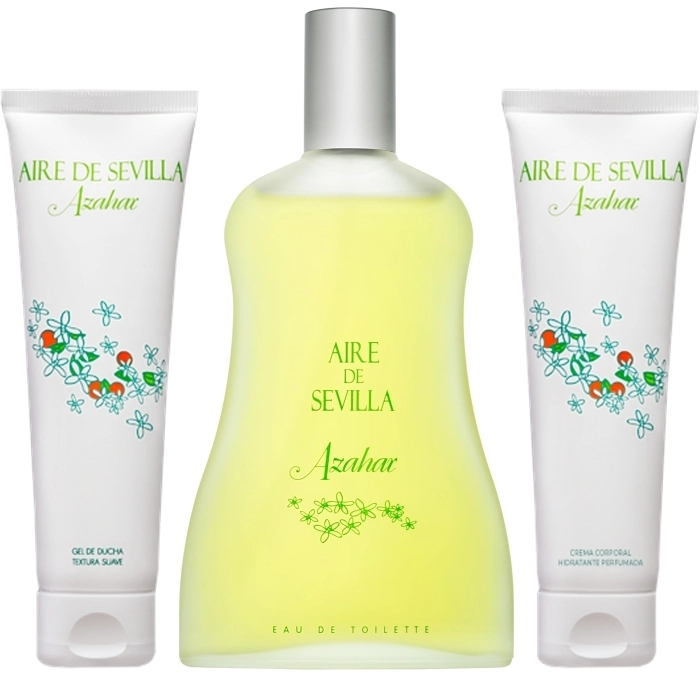 Set Aire de Sevilla Azahar 100ml + Crema Hidratante 100ml +Gel Ducha 100ml