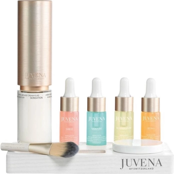Set Global Anti-Age Cream-Fluid 50ml + Concentrate 4x10ml + Brush + Plate Set Global Anti-Age Cream-Fluid 50ml + Concentrate 4x10ml + Brush + Plate