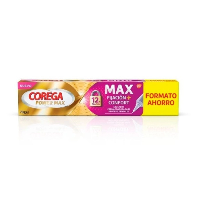 Corega Max Fijación + Confort Sin Sabor Corega Max Fijación + Confort Sin Sabor