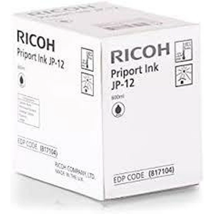 Cartucho de Tinta Original Ricoh Ink 600cc Black Negro